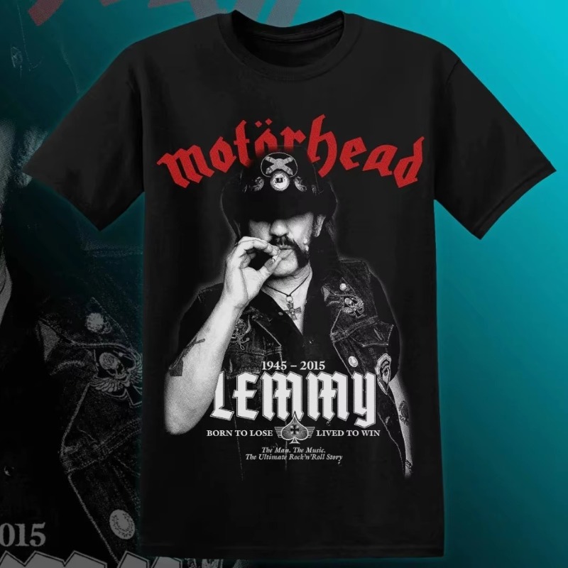 Streetwear Brand Clothing - Футболка MOTÖRHEAD LEMMY для мужчин и