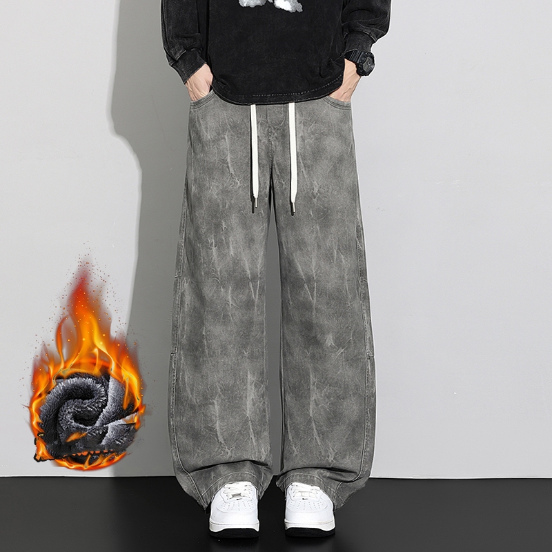 Streetwear Brand Vintage - 2026 мужские свободные хлопковые брюки модная